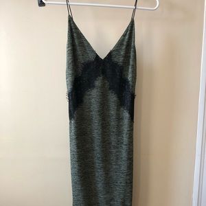 NWT Green Kendal and Kylie Slip Dress XS
